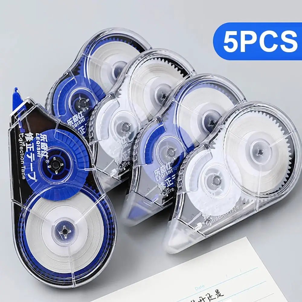 Correction Tape Roller - 5 sztuk/zestaw praktyczna taśma korekcyjna wałek