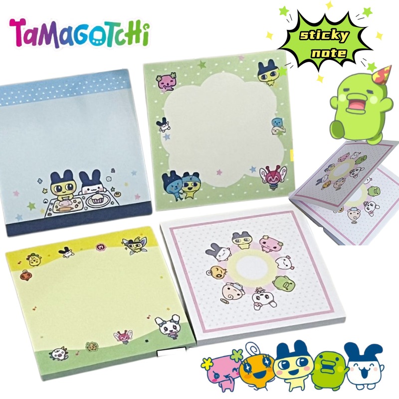 Stationery Supplier - 4 szt. Tamagotchi Mametchi Memetchi Kreskówkowe