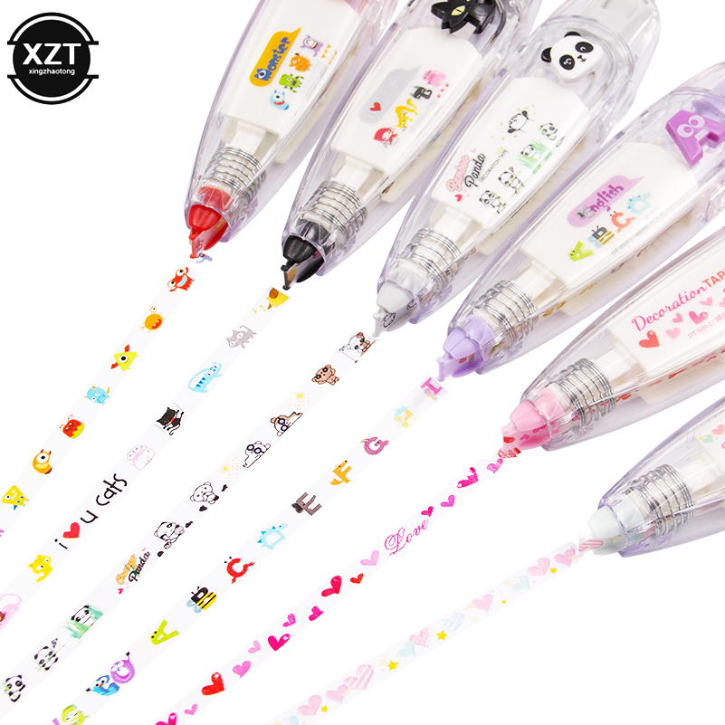 Correction Tape Roller - Dzieci Kawaii zwierzęta typ prasy kreskówka