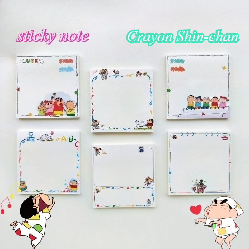 Stationery Supplier - Urocze karteczki samoprzylepne z motywem Crayon