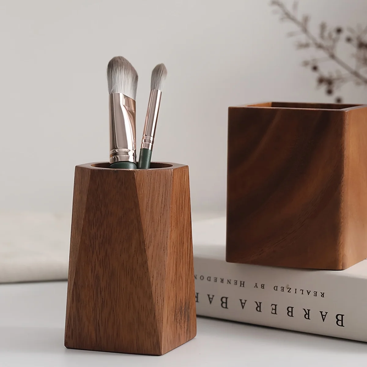 Drewniany pojemnik na długopis – Stationery Office Supply Store recenzja i cena