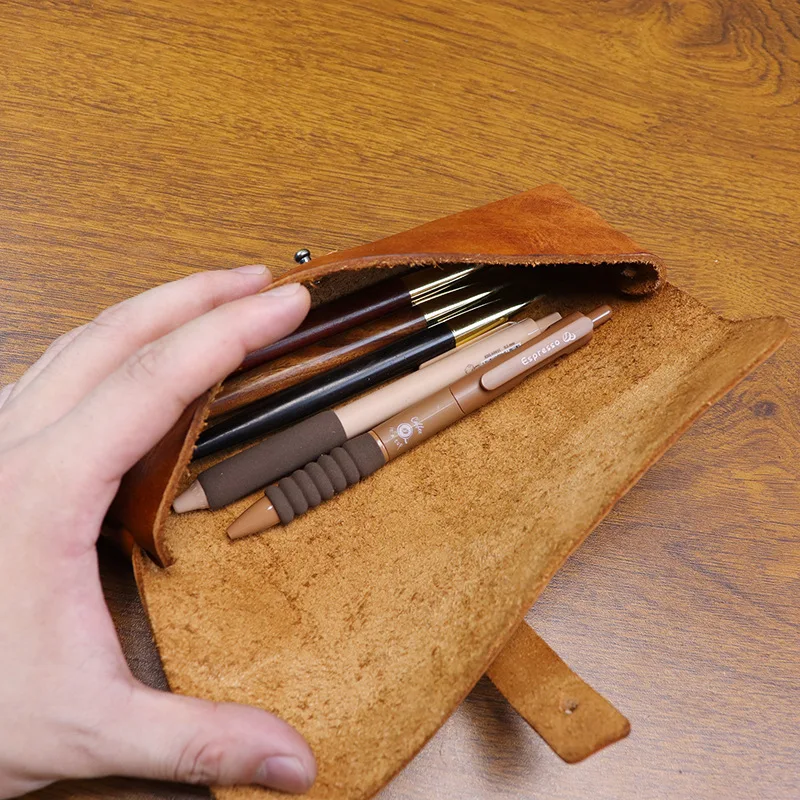 Ins Retro Etui na długopisy z  – Tan Stationery & Office Supply recenzja i cena