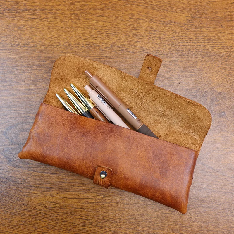 Ins Retro Etui na długopisy z  – Tan Stationery & Office Supply recenzja i cena
