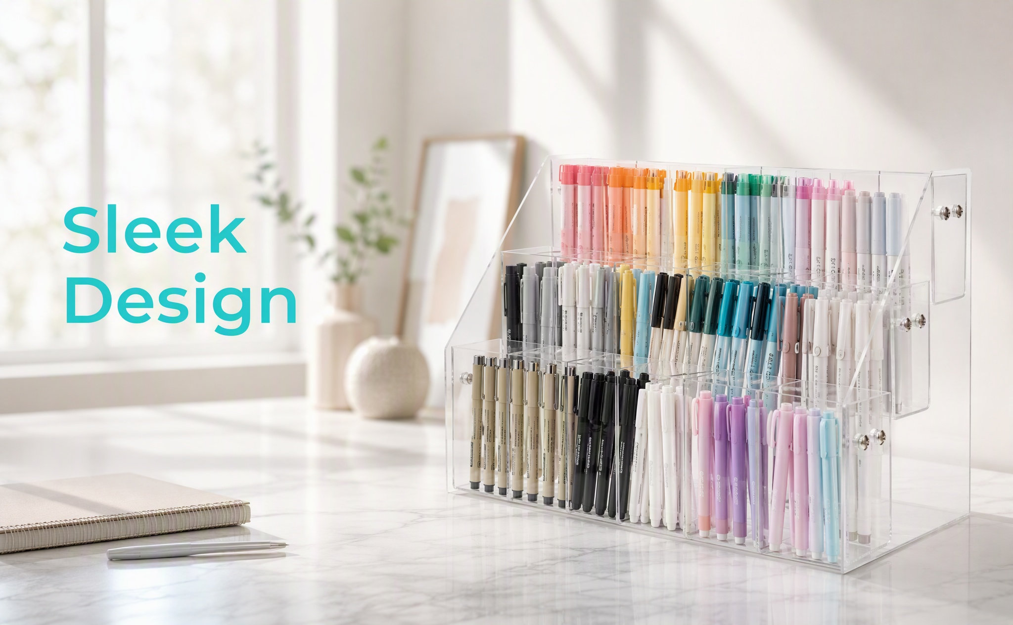 Przezroczysty stojak na długop – Stationery Office And School Supply Stores recenzja i cena
